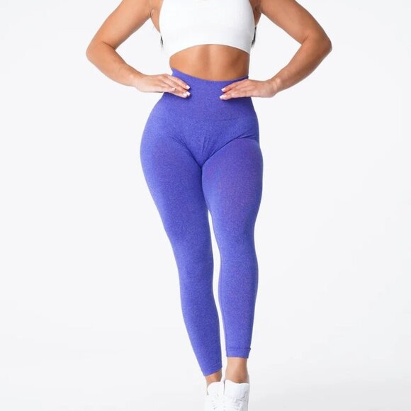NEW NVGTN Electric Blue Curve Seamless Leggings - Picture 2 of 11
